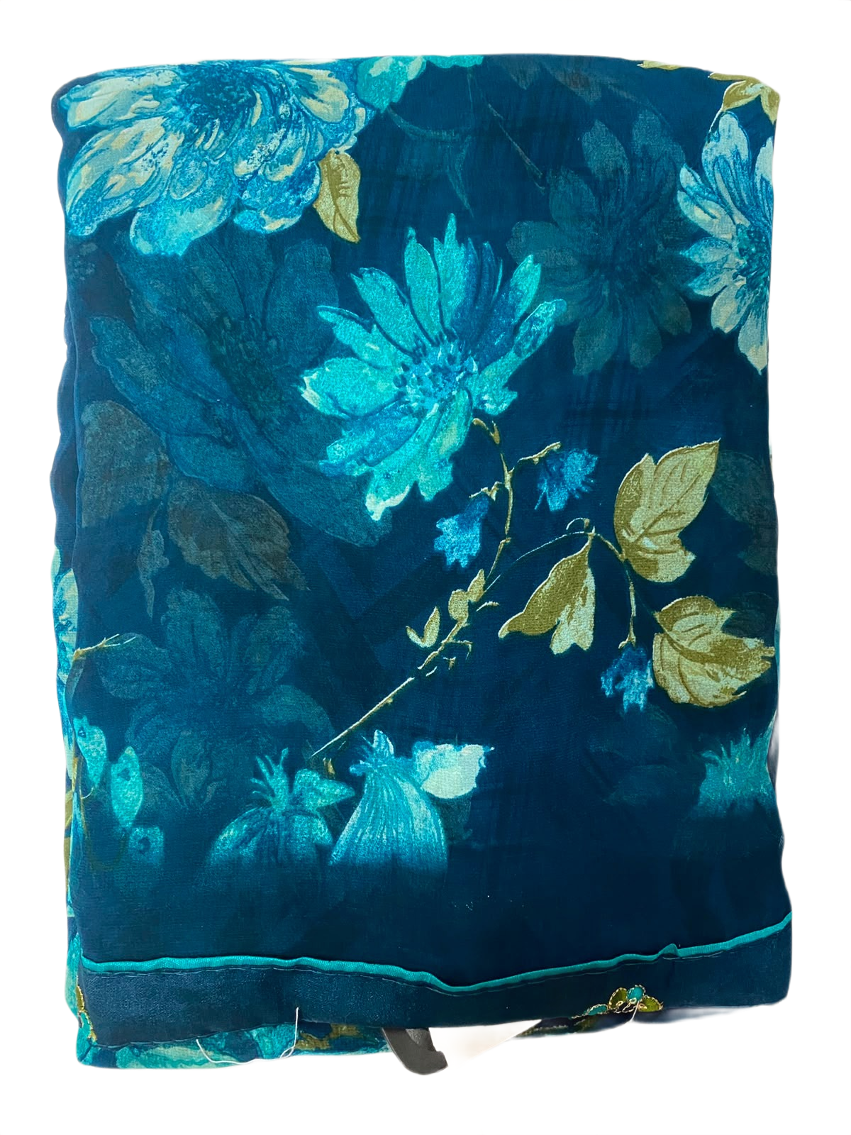 Elegant Printed Georgette Saree with Designer Border