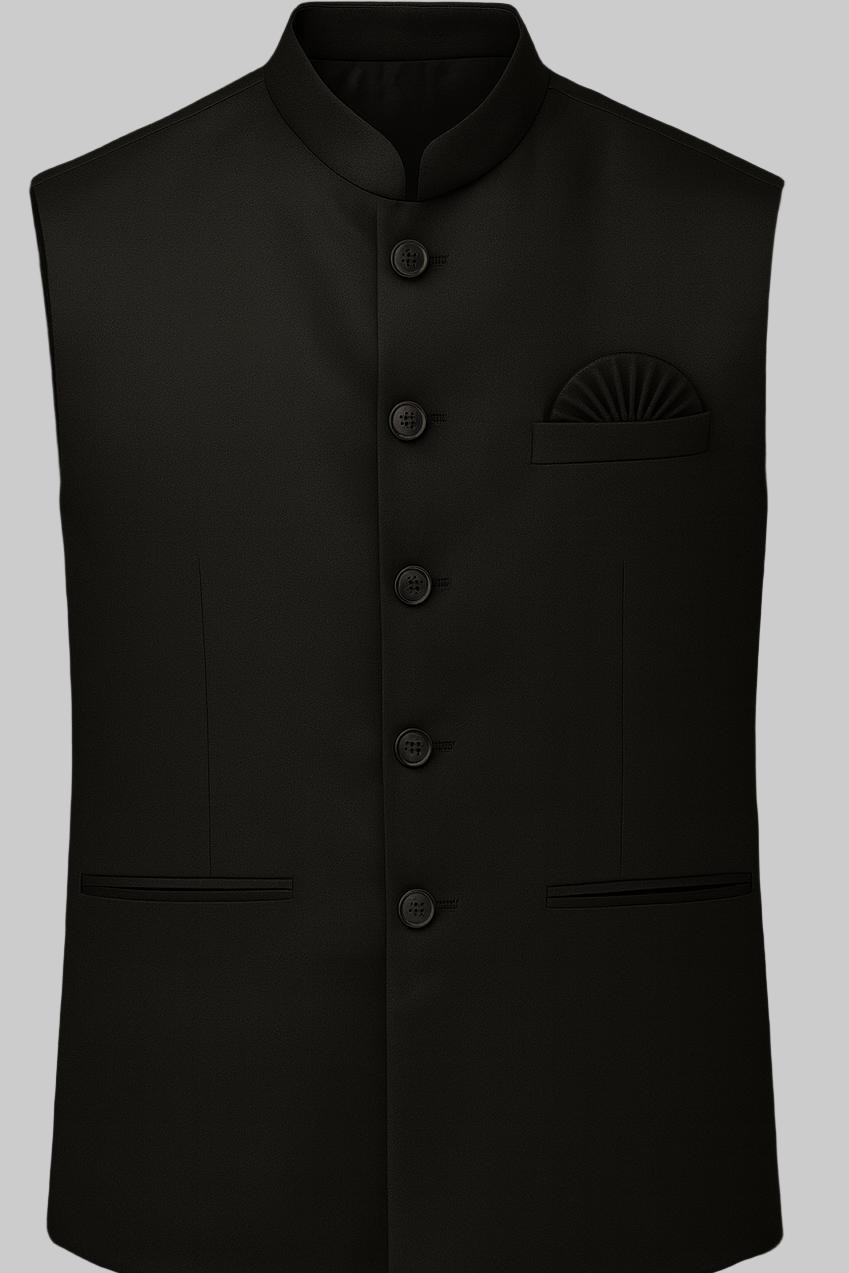 Classic Black Nehru Jacket