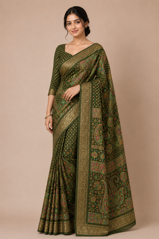 Women’s Printed Traditional Saree Collection Combo
