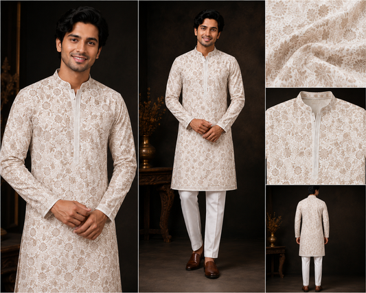 vory Floral Printed Kurta Set