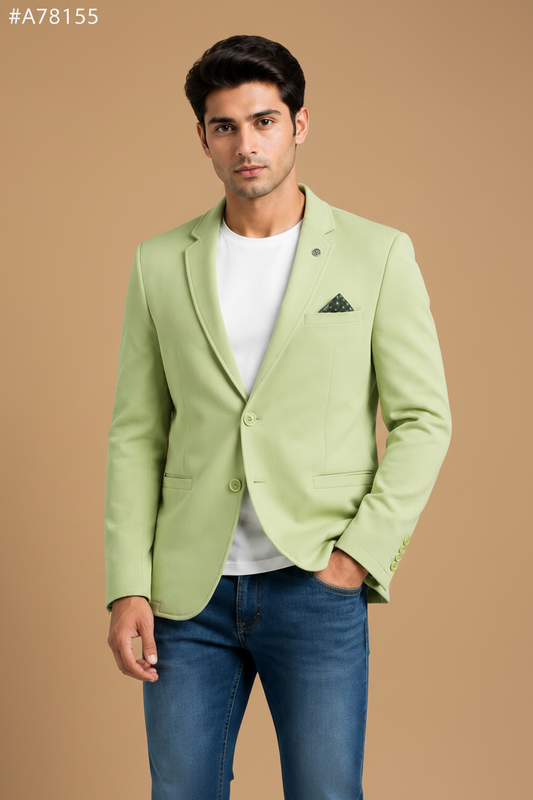 Pista Green Premium Formal Blazer for Men