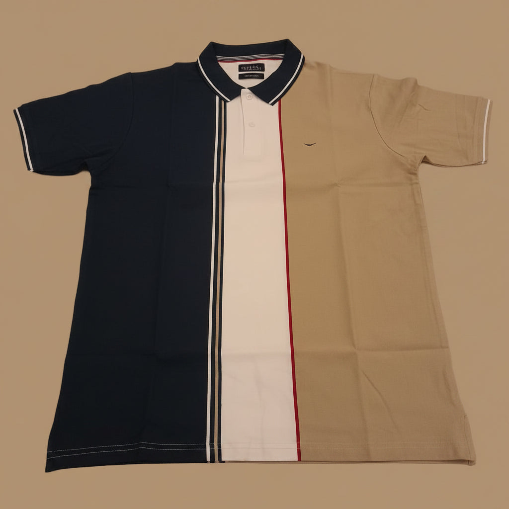 Color Block Premium Polo T-Shirt for Men
