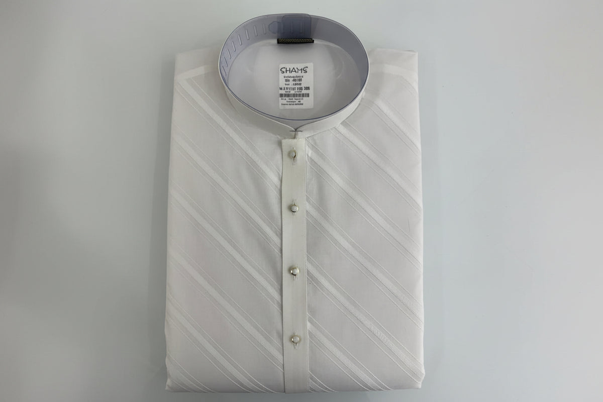 Men’s Premium White Textured Kurta