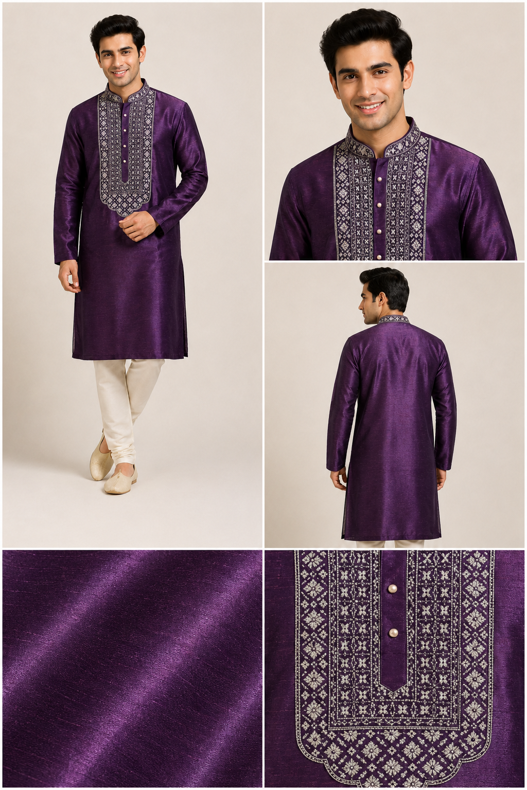 Royal Purple Kurta