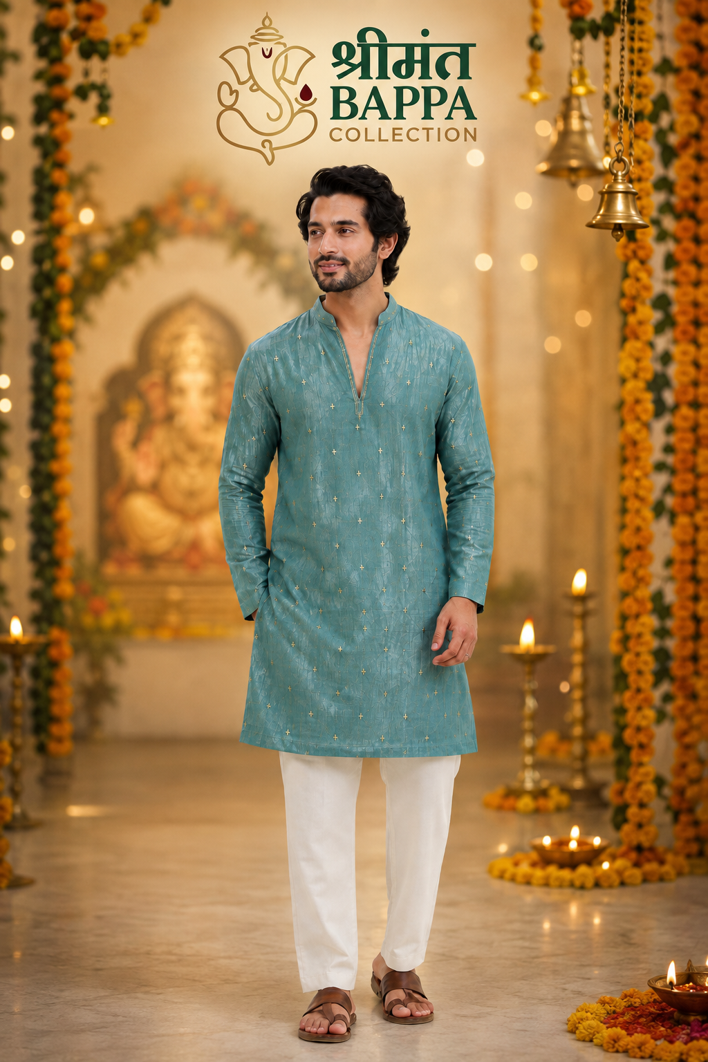 Bappa Collection – Plum Tissue Kurta