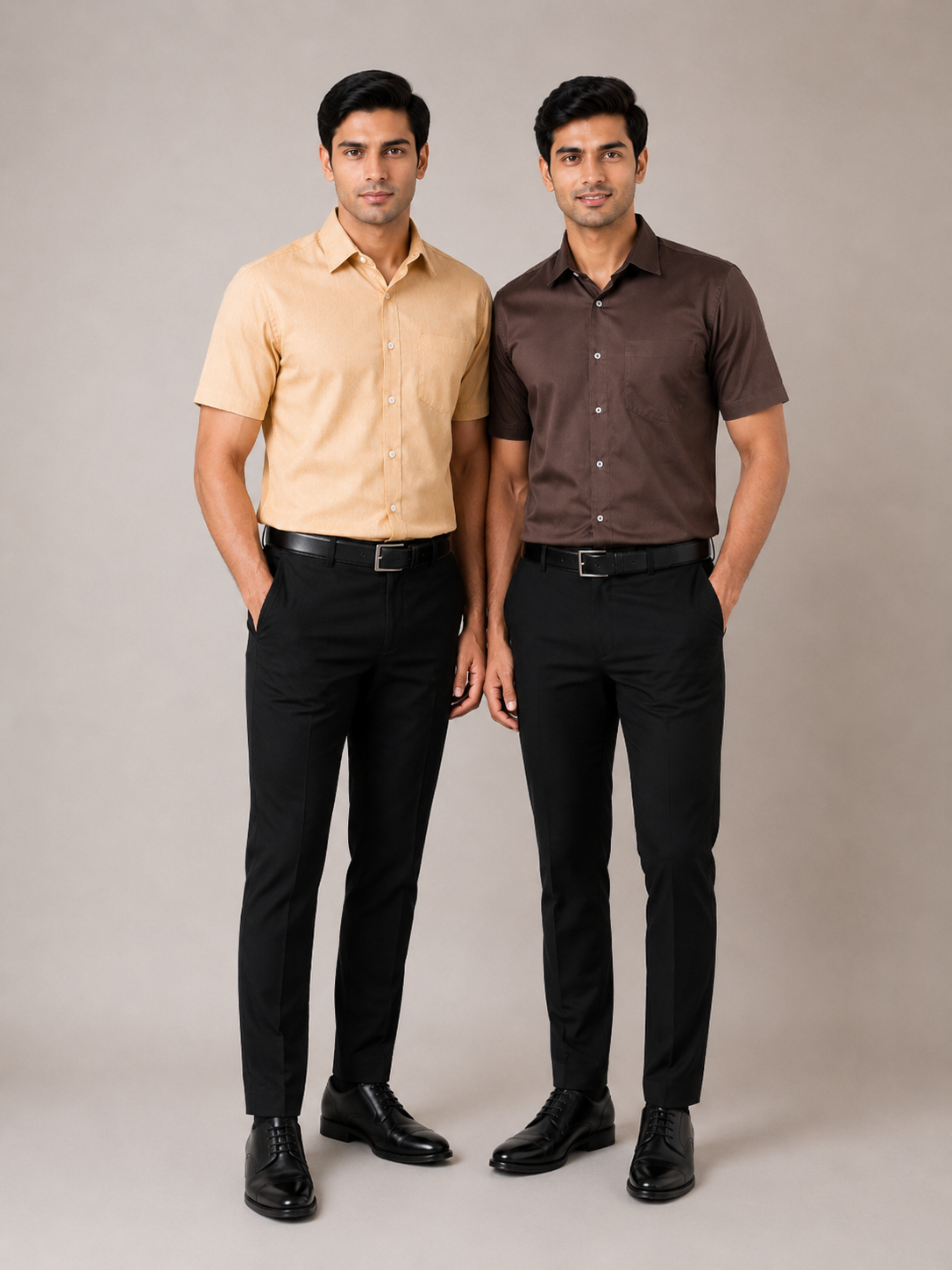 Men's Solid Half Sleeve Formal Shirt
