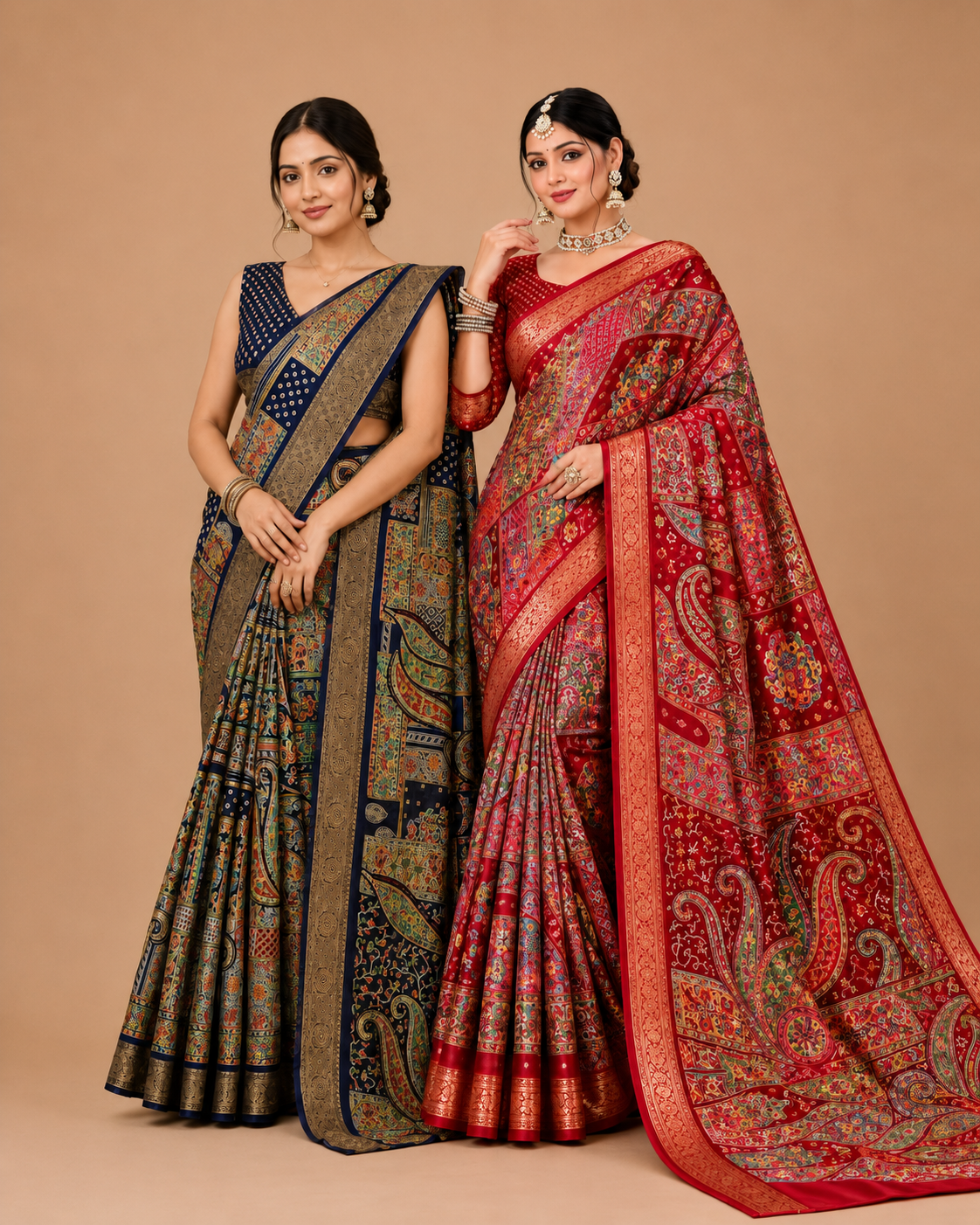 Women’s Designer Printed Saree Collection