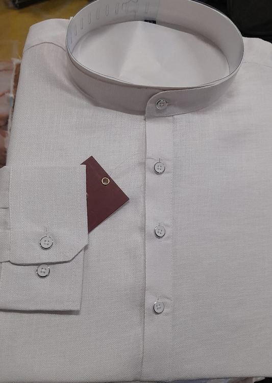Men’s White Cotton Namazi Kurta Set