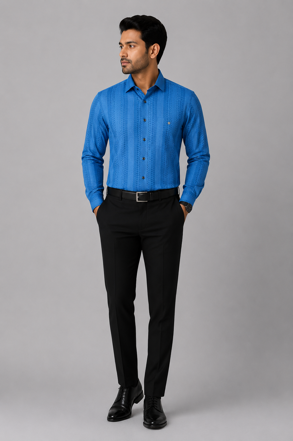 Men Textured Formal Shirt