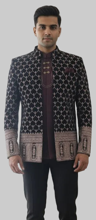 Royal Embroidered Bandhgala Coat