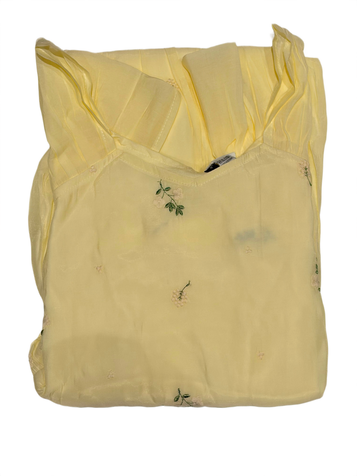 Light Yellow Tiered Maxi Dress