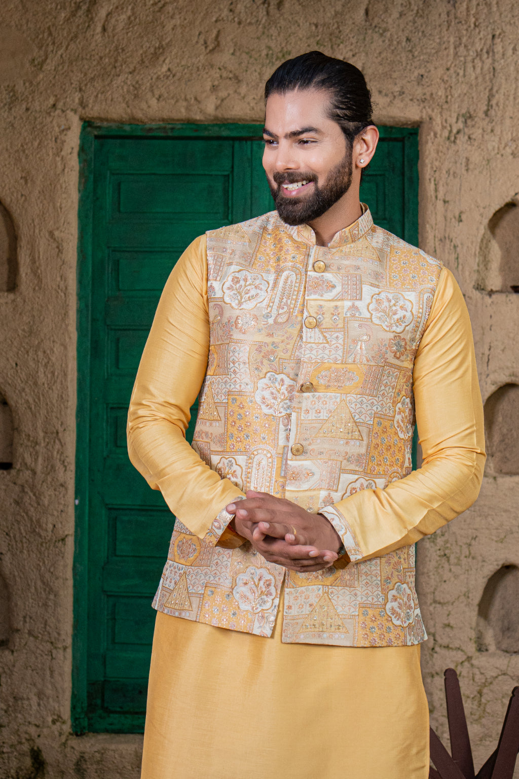 Classic Kurta Jacket Set