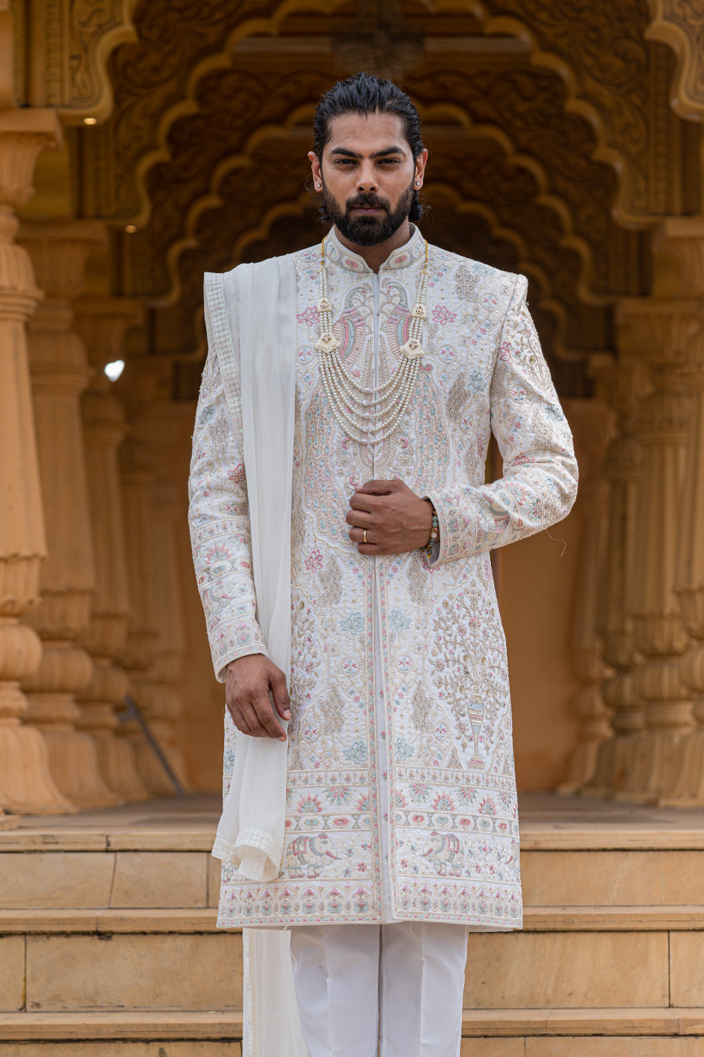 Royal Ivory Sherwani