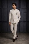 Ivory Embroidered Jodhpuri Suit