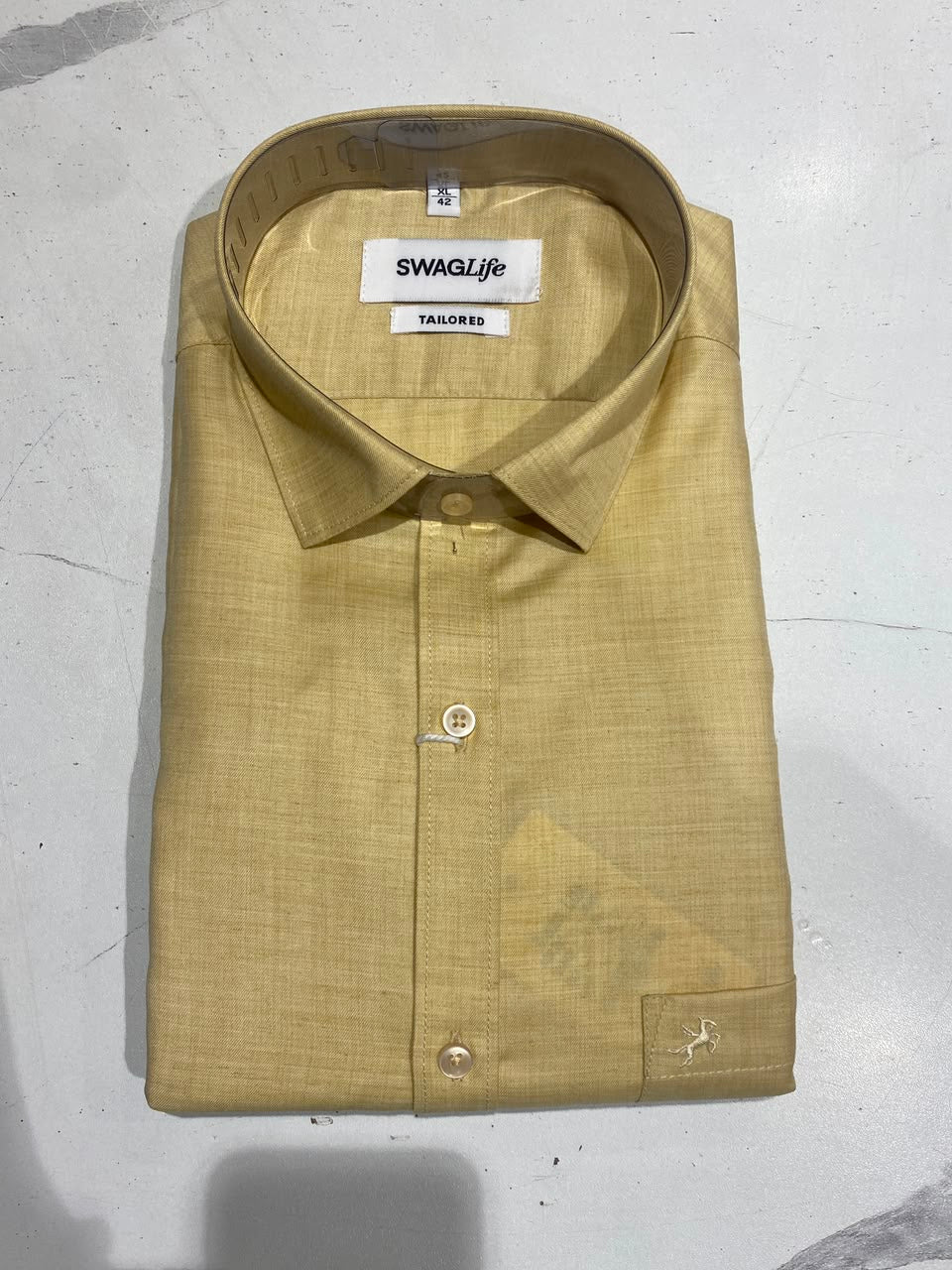 Men's  Solid Formal Shirt –  Full Sleeve Office Wear