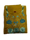 Mustard Elegance Embroidered Kurta Set
