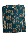 Elegant Teal Blue Printed Kurta Pant Co-Ord Set for Women