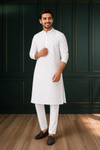 Classic White Kurta Pajama for Men