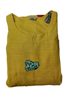 Women’s Mustard Yellow Printed Tiered Maxi Dress