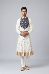 Blue Yoke Peshwai Outfit