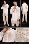 Ivory Embroidered Festive Kurta Set