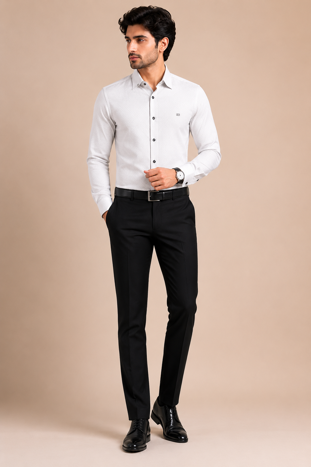 Men's  Textured Formal Shirt