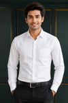 Classic White Formal Shirt – Premium Corporate Elegance