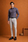 Men's Textured  Formal Shirt – Premium Full Sleeve Office Wear