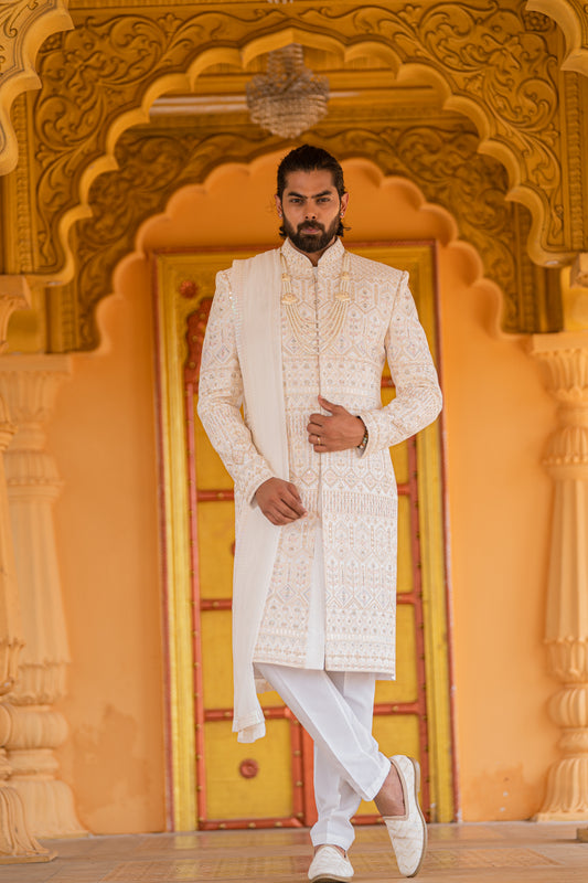 Royal Ivory Sherwani