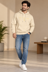 Men’s Premium Beige Hooded Sweatshirt