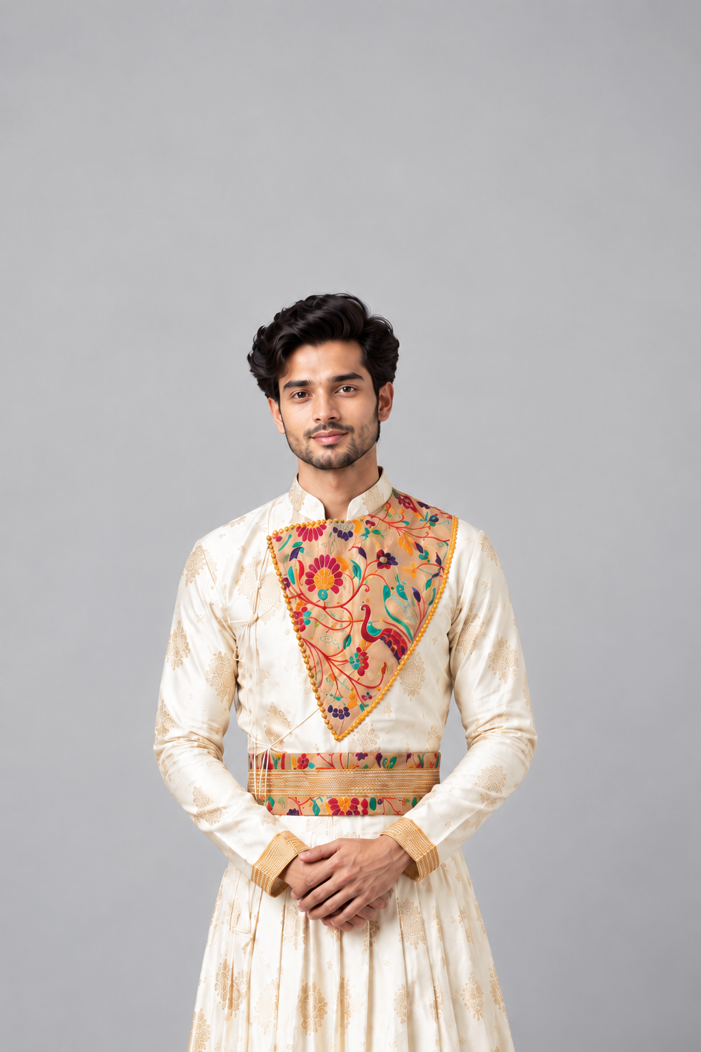 Traditional Peshwai Angrakha Set