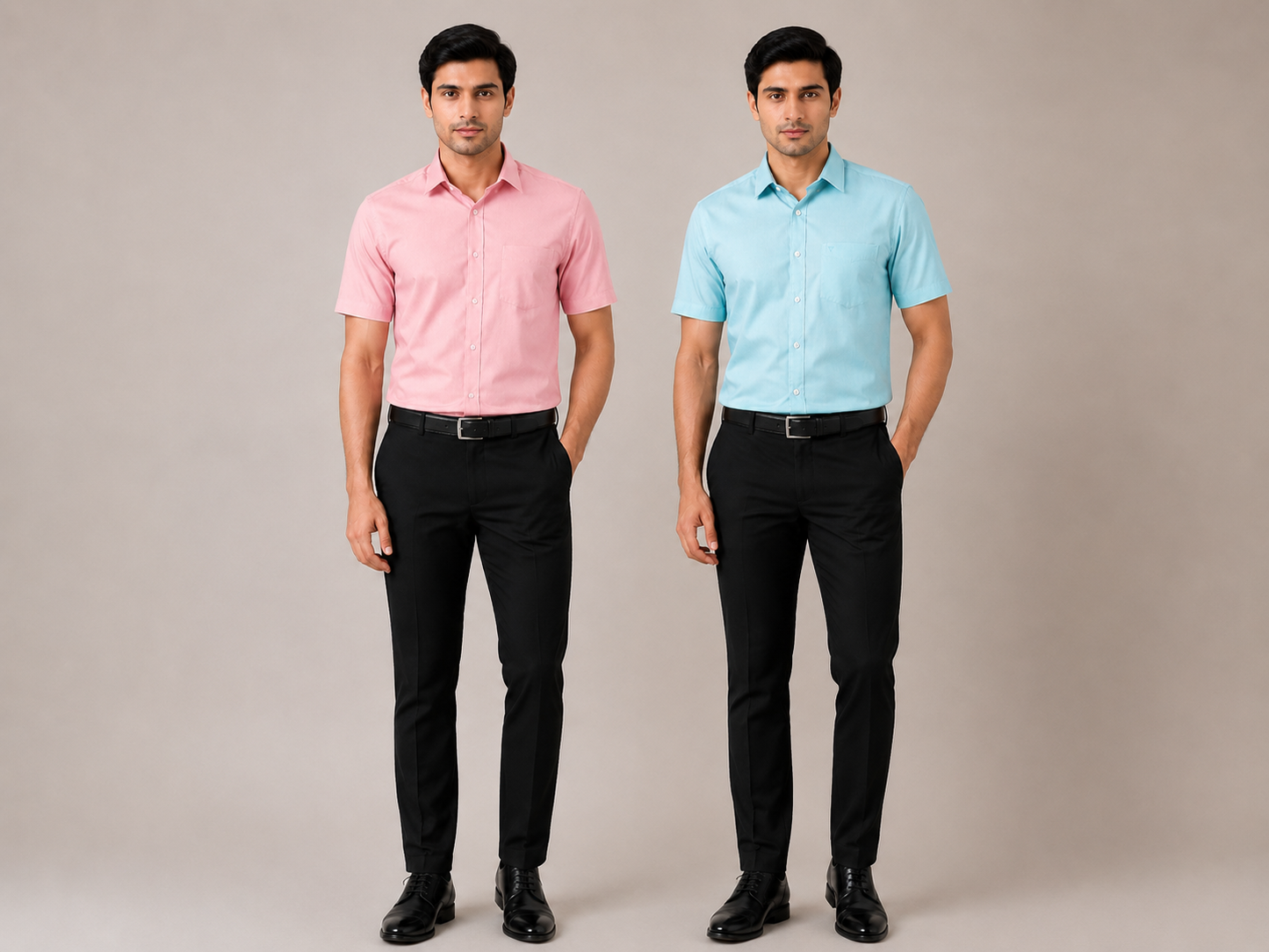 Men's Solid  Half Sleeve Formal Shirt