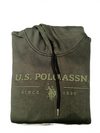 Olive Green Classic Pullover Hoodie