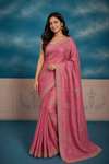 Embroidered Saree with Elegant Zari Detailing