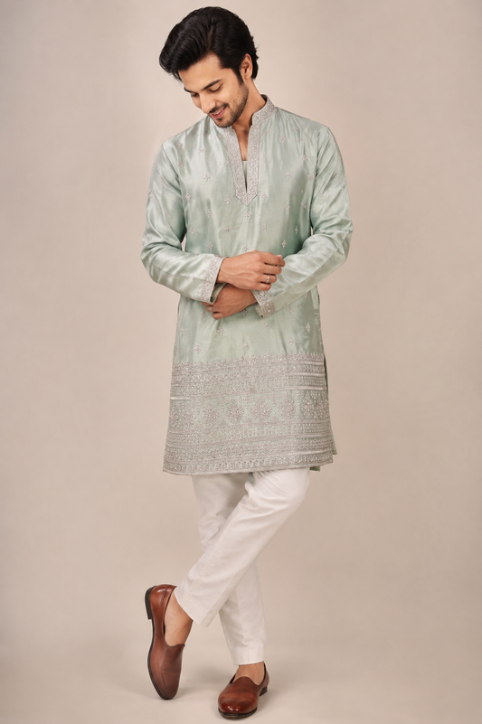 Embroidered Festive Men’s Kurta Set