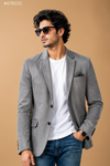 Men's Grey Casual Blazer Jacket