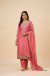 Embroidered Festive Kurta Set with Dupatta