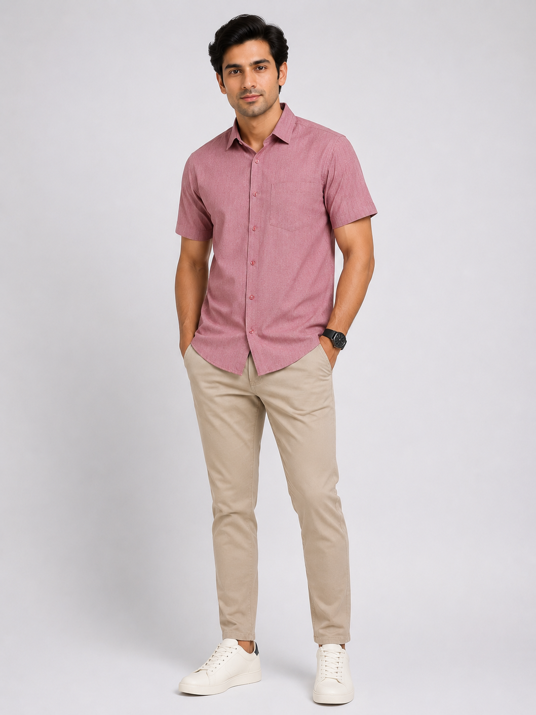 Men’s Casual Half Sleeve Shirt