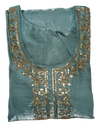 Elegant Sky Blue Embroidered Kurta Set with Dupatta