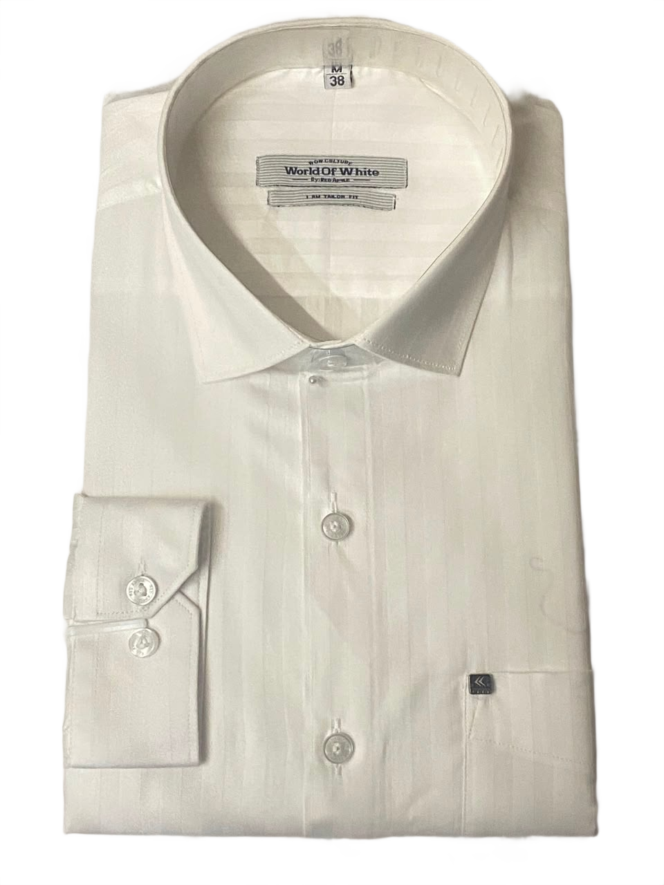 Premium Men's White Formal Shirt | Classic Executive Office Wear | Full Sleeve Cotton Blend