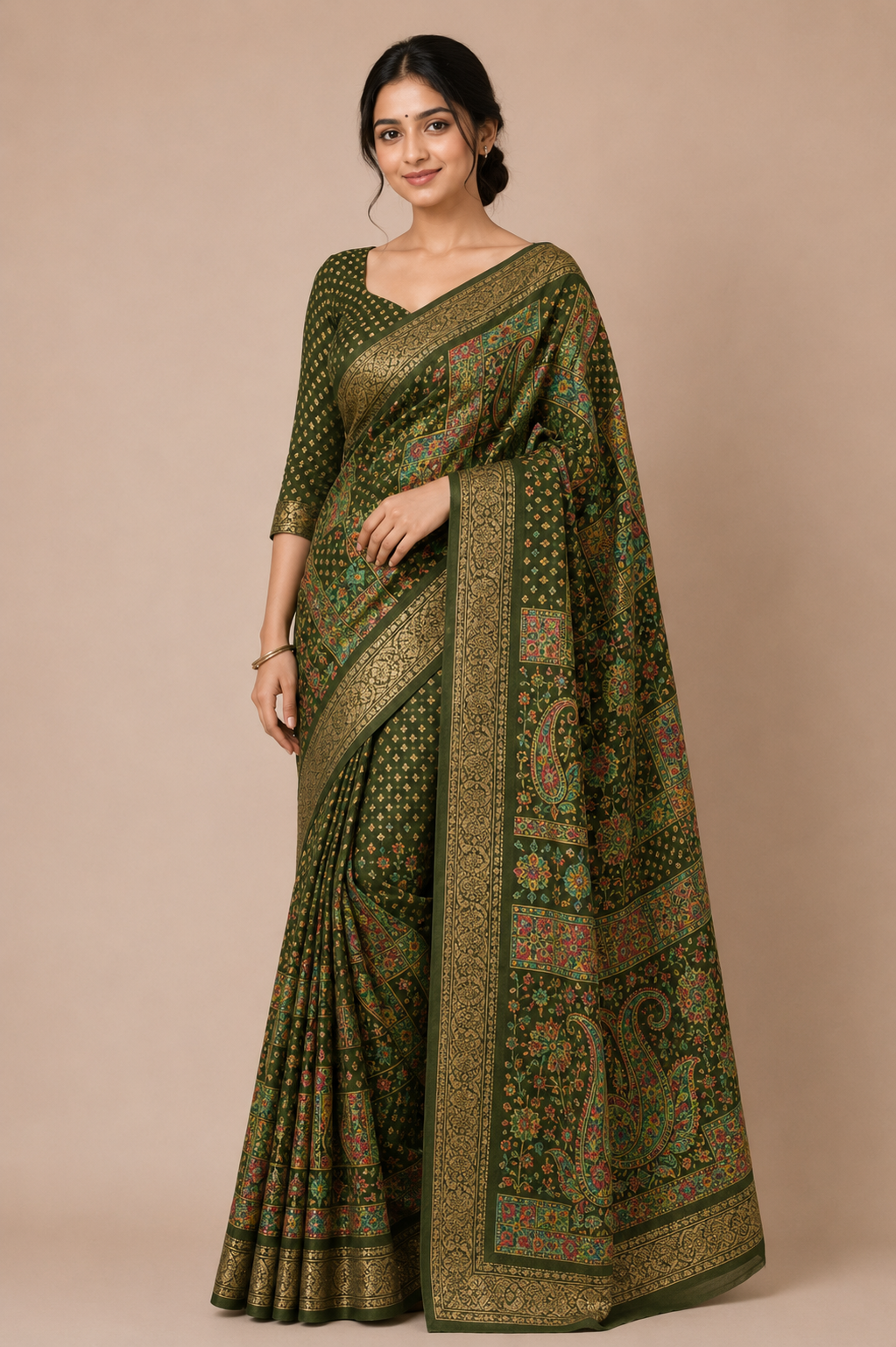 Women’s Printed Traditional Saree Collection Combo
