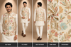 Ivory Multicolor Floral Nehru Jacket