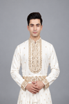 Golden Embroidered Peshwai Outfit