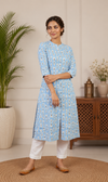 Women’s  Paisley Printed Straight Kurti