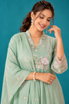 Mint Green Embroidered Anarkali Suit