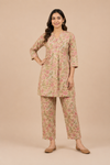Women  Floral Printed Cotton Co-Ord Set