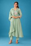 Mint Green Embroidered Anarkali Suit