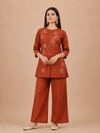 Elegant Magenta Printed Co-Ord Set for Women