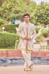 Ivory Embellished Indo-Western Set