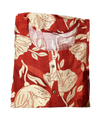Rust Red Floral Long Kurti